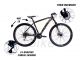 Bicicleta Aro 29 Ecos Touareg 24V Câmbios Shimano Freios A Disco Mecanico
