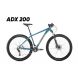Bicicleta Aro 29 Audax ADX 200 Grupo Shimano Deore 2x10 Suspensão Com Trava no Guidão 