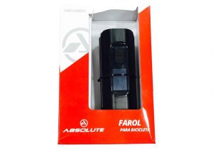 Farol Absolute Prime 1600 lumens 3 Leds Alta Potência C/ Powerbank