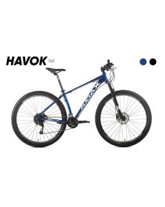 Bicicleta Aro 29 Mtb Audax Havok Nx 2021/22 2x9 Freios Hidraulicos Suspensão Com Trava