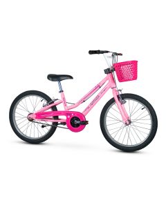 Bicicleta Aro 20 Nathor Bella 02 Rosa Infantil Feminina