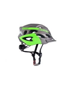 Capacete de Ciclismo GTA NX Inmold com LED Verde 54-58cm